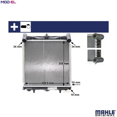 RADIATOR ENGINE COOLING CR 370 000S FOR PORSCHE BOXSTER 911/Convertible/Targa - Image 1 of 4