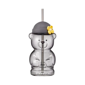 Starbucks Jeju Bearista Glass Cold Cup 591ml  - - Picture 1 of 4