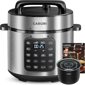 Olla De Presion 6qt Digital Electrica Multiuso Acero Inoxidable Grande En Oferta - Picture 1 of 9