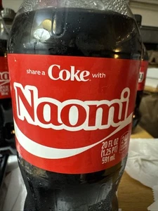 Share a Coke with Naomi 2025 Personalized Gift Coca~Cola Bottle 20oz - Picture 1 of 2