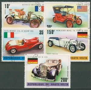 Obervolta 1975 Oldtimer Ford Alfa Romeo Maybach 563/67 gestempelt - Bild 1 von 1