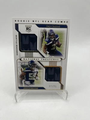2020 Rookie Nfl Gear Combo Jordyn Brooks, DeeJay Dallas 07/25! - Image 1 of 2