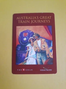 Genuine Vintage,Swap/playing cards. Australian,Great Train Journeys. - Picture 1 of 1