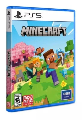 Minecraft Bedrock Edition - PlayStation 5 - NEW & SEALED FREE US SHIPPING - Image 1 of 4
