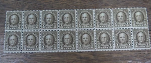 US Block of 16 Stamps (Nathan Hale) 551 - UNCUT 16 IN TOTAL IN GOOD SHAPE - Picture 1 of 8