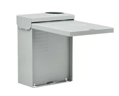 Panel de disyuntor de terminal principal GE 125 amperios 8 circuitos PowerMark Plus, lTL412R1P Foto 1 de 4