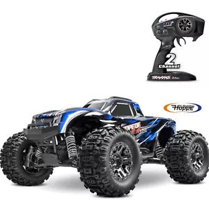 Traxxas Stampede 4X4 VXL Bleu RTR 4WD Monster Truck Brushless TRX90376-4-BLUE - Photo 1/8