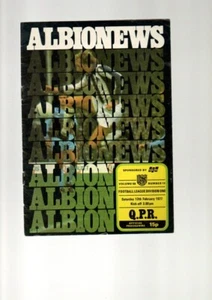 1976-77 - West Brom v QPR 12.2.1977 - Imagen 1 de 1