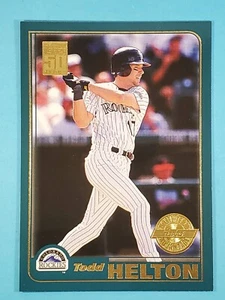 2001 Topps Home Team Advance Todd Helton Colorado Rockies #255 ⚾ - Imagen 1 de 2