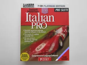 Instant Immersion Italian Pro Suite 7 CD Platinum Edition - Picture 1 of 11