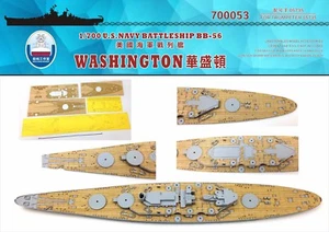 Shipyard 1/700 700053 Wood Deck USS Washington BB-56 for Trumpeter - Bild 1 von 1