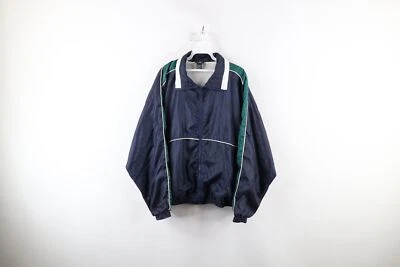Vintage 90s Givenchy Mens Large Color Block Lined Full Zip Windbreaker Jacket - Image 1 of 4
