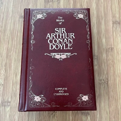 Longmeadow Press Works Of Sir Arthur Conan Doyle Complete Bonded Leather 1984 - Image 1 of 4
