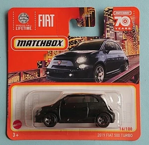 Matchbox '2019 Fiat 500 Turbo. Collectable Diecast Model Car. New. MBX Metro. - Picture 1 of 1