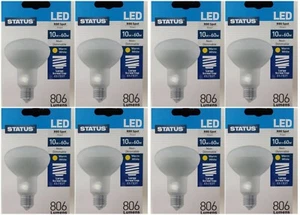 8  x  10w = 60w LED Reflector Spot Light Bulb Lamp ES Screw In R80 Warm White - Picture 1 of 14