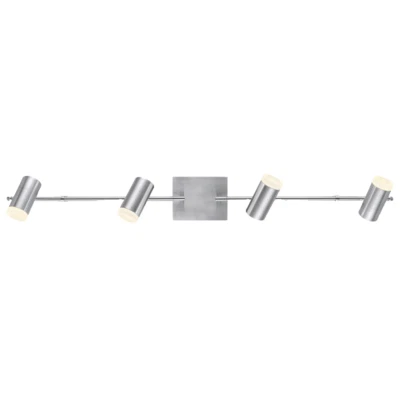 Lampada da parete barra 4 faretti 9 W lampadario cromo luci GU10 Eglo Vivian - Immagine 1 di 2