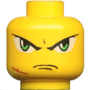NEW LEGO - Figure Head - Exo-Force - Takeshi Yellow x1 -3870 5967 7701 7709 7712 - Picture 1 of 2