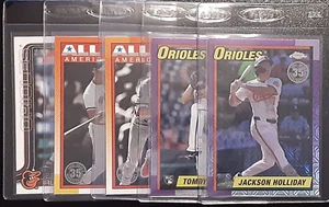 Baltimore Orioles 2025 Topps Serie 2 x5 Lote Holliday Cromo Henderson Ripken Jr - Imagen 1 de 6