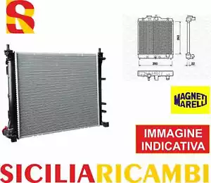 FIAT UNO 55 60 ORIGINAL MARELLI MAGNETS BM129 RADIATOR - Picture 1 of 1