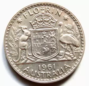 Australia.. 1961 Florin - Proof.. Mintage - 1506 - Imagen 1 de 2