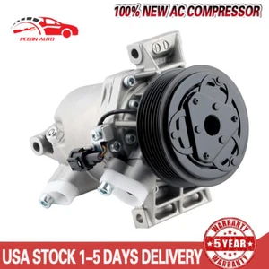 Air A/C AC Compressor w/ Clutch for Nissan Versa March 2012-2019 Tiida 2016-2018 - Foto 1 di 12