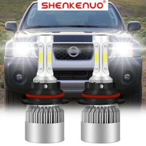 Para Nissan Xterra 2004-2015 2X Faros LED 9007 Bombillas de haz alto/bajo Blanco S2 - Imagen 1 de 11