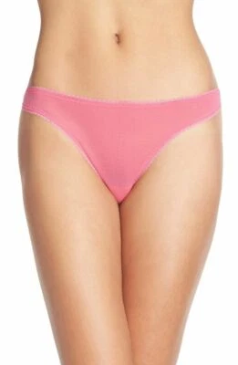 Tanga OnGossamer Paradise Rosa Rubor Rosa Borde Nylon Malla Gossamer HIP G - S/M Foto 1 de 4
