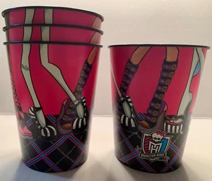 Monster High Party Cup Set of 4 Hard Plastic 16oz Cups DesignWare 2015 - Picture 1 of 1