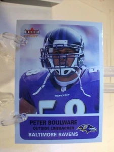 2002 Fleer Tradition Tiffany Football Card  #50 Peter Boulware 186/225 (85239) - Picture 1 of 2