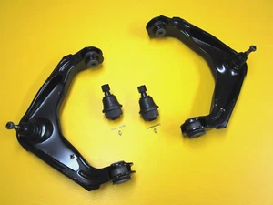 XRF GMC 2500HD 3500HD 2 Upper Control Arm 2 Lower Ball Joint Kit 01-10 Lifetime - Picture 1 of 8