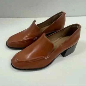Bernardo Eryn Leather Heeled Loafers Size 8.5 - Picture 1 of 10
