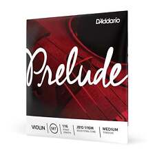 D'Addario Prelude Violin String Set, 1/16 Scale, Medium Tension