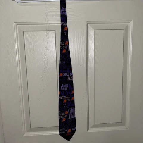 Vintage 90’s NBA Phoenix Suns Tie Win lose Or Tie Handmade Silk Cover