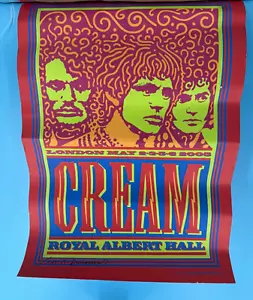 Cream 2005 Reunion Poster Royal Albert Hall Artist Edition John Van Hamersveld - Picture 1 of 3