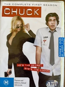 CHUCK - Season 1 4 x DVD Set BRAND NEW! Complete Series One - Picture 1 of 2