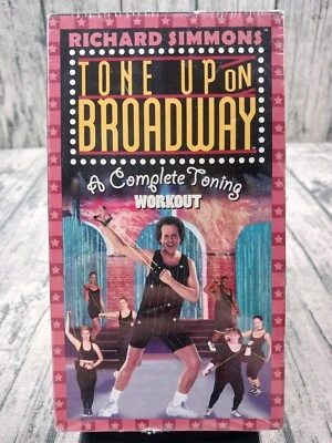 Richard Simmons: Tone Up On Broadway (VHS, 2000) A Complete Toning Workout - NEW - Image 1 of 2