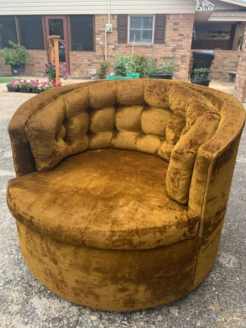Antique Swivel Chair Cover