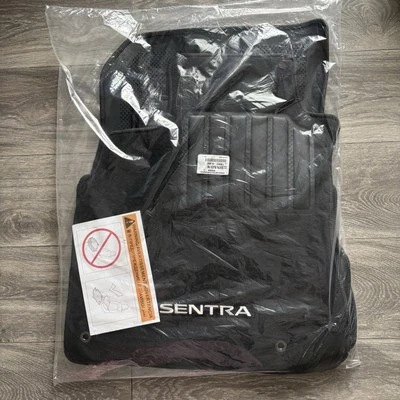 New SEALED Genuine OEM Nissan Sentra Black Carpet Floor Mats 4Pcs T99E2-6LB0C - Image 1 of 4