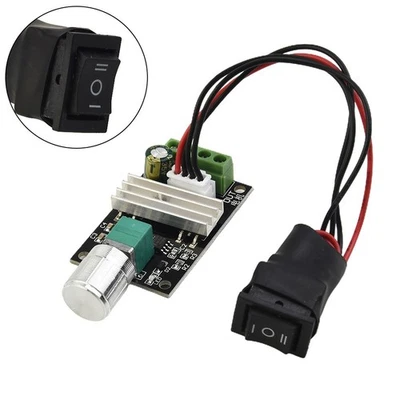 Potentiometer Controlled Speed Controller 6V 12V 24V 28V DC Forward and Reverse - Image 1 of 4