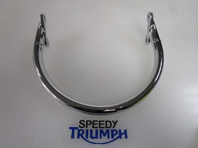 TRIUMPH BONNEVILLE T120 T100 CARRIL DE AGARRE CROMADO A9759191 Foto 1 de 4