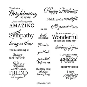 Stampin up! Special Moments Photopolymer Stamp Set (21 Stamps)! - Picture 1 of 3