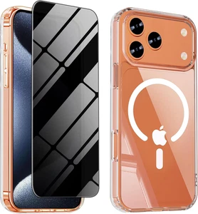 Funda MagSafe Para iPhone 17 PRO MAX Con Protector De Pantalla Privacidad - Imagen 1 de 11