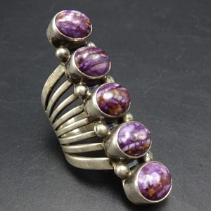 SELTENER LILA SODALIT Sterlingsilber RING Größe 6 von Running Bear SOUTHWESTERN - Bild 1 von 17