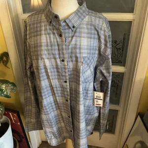 Camisa de manga larga azul Levi Stonewall 2XL para hombre - Imagen 1 de 8