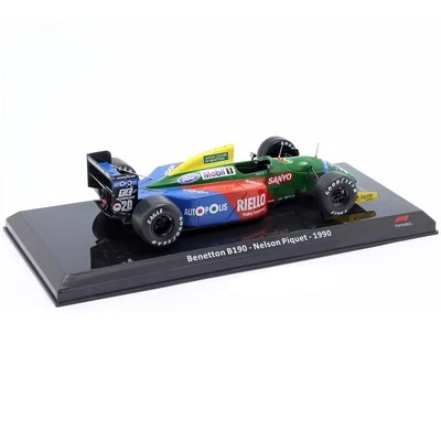 1:24 Benetton B190 Nelson Piquet 1990 F1 Hachette auto VESCICA RUGOSA - Immagine 1 di 4