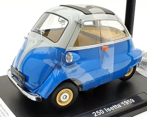 KK Scale 1/12 Scale Diecast KKDC120042 - BMW Isetta 250 1959 - Blue - Picture 1 of 5