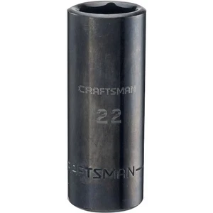 Craftsman Sockets, 1/2" Drive 22mm Metric Deep Imp CMMT16085 Craftsman CMMT16085 - Picture 1 of 1