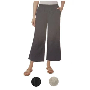 Hurley Damen Gaze-Hose mit elastischem Bund schwarz, hellbraun, M, L - Bild 1 von 8