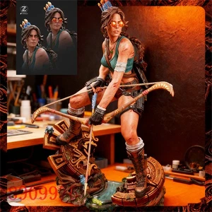 Lara Croft 3D Druck Figur unbemalt Modell Skulptur Rohling Bausatz Statue - Bild 1 von 12