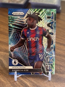 Eberechi Eze 2022-23 Panini Prizm Premier League EPL Fractal #2 Blue Shimmer /8 - Picture 1 of 2